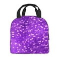 thumbnail image 4 of ZICANCN Lunch Bag for Women Men , Purple Hearts Reusable Cute Lunch Bags for Picnic School Work Office, 4 of 8