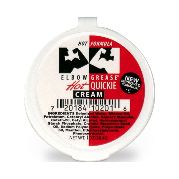 Elbow Grease Hot Quickies Cream 1 Oz