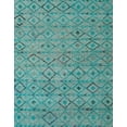 thumbnail image 1 of Ahgly Company Indoor Rectangle Abstract Turquoise Green Abstract Area Rugs, 6' x 9', 1 of 6