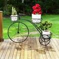 thumbnail image 5 of Sorbus Tricycle Plant Stand: Parisian Style  Flower Pot Cart Holder, Ideal Gift for Plant Lovers, Black, 5 of 7