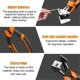 thumbnail image 2 of V Shape 90 Degree Scissors Cutting Pliers V Mouth Scissors Door and Window Rubber Sealing Strip She, 2 of 5