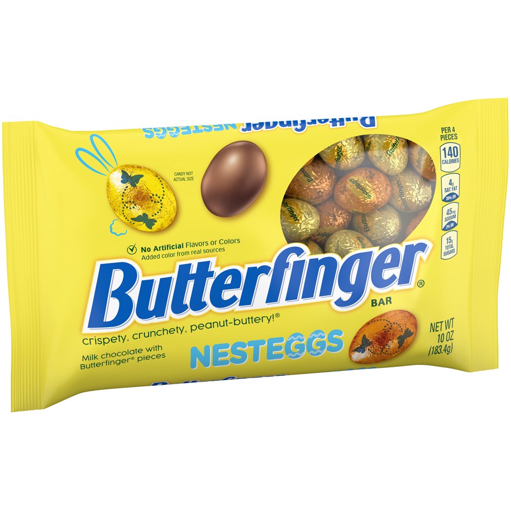 Butterfinger NestEggs BiteSized PeanutButtery Chocolate Eggs, 10 oz