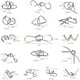 thumbnail image 3 of Juego de nueve anillos para niños, rompecabezas chino, juego educativo para adultos, 3 of 6