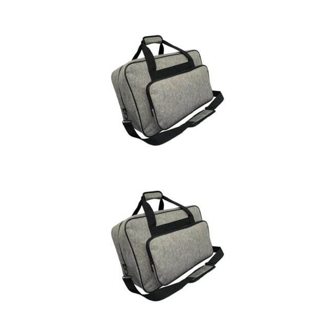 maskred Wide Application Suitcase Convenient And Practical Travel Organizer Bag Sturdy And Durable Portable Grey 2Set