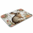 thumbnail image 3 of Easter Rabbit Decor Bunny Decor Farmhouse Bunny Decor Rustic Farmhouse Bath Mat,Bath Rug for Bathroom,Bath Mat Soft Non Slip Bath Rugs 20"x32", 3 of 8