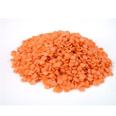 Bulk Peas and Beans Organic Red Split Lentils Case of 25 1 lb. by