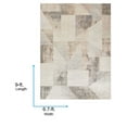 thumbnail image 5 of Livabliss Washable Rugs for Living Room, 7x9 Lillian Modern Brown Area Rug, Bedroom Dining Room Home Decor Stain Resistant Carpet (6'7" x 9'), 5 of 7