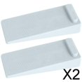 thumbnail image 1 of 2x 1 Par de Cuña para Puerta Resistente, Topes de Puerta Antideslizantes de Goma Grandes, Soporte para Puerta para Dormitorio, Baño, Alfombra, 2 piezas, 1 of 8