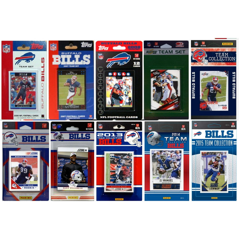 C & I Collectables C&I Collectables NFL Buffalo Bills 10 Different