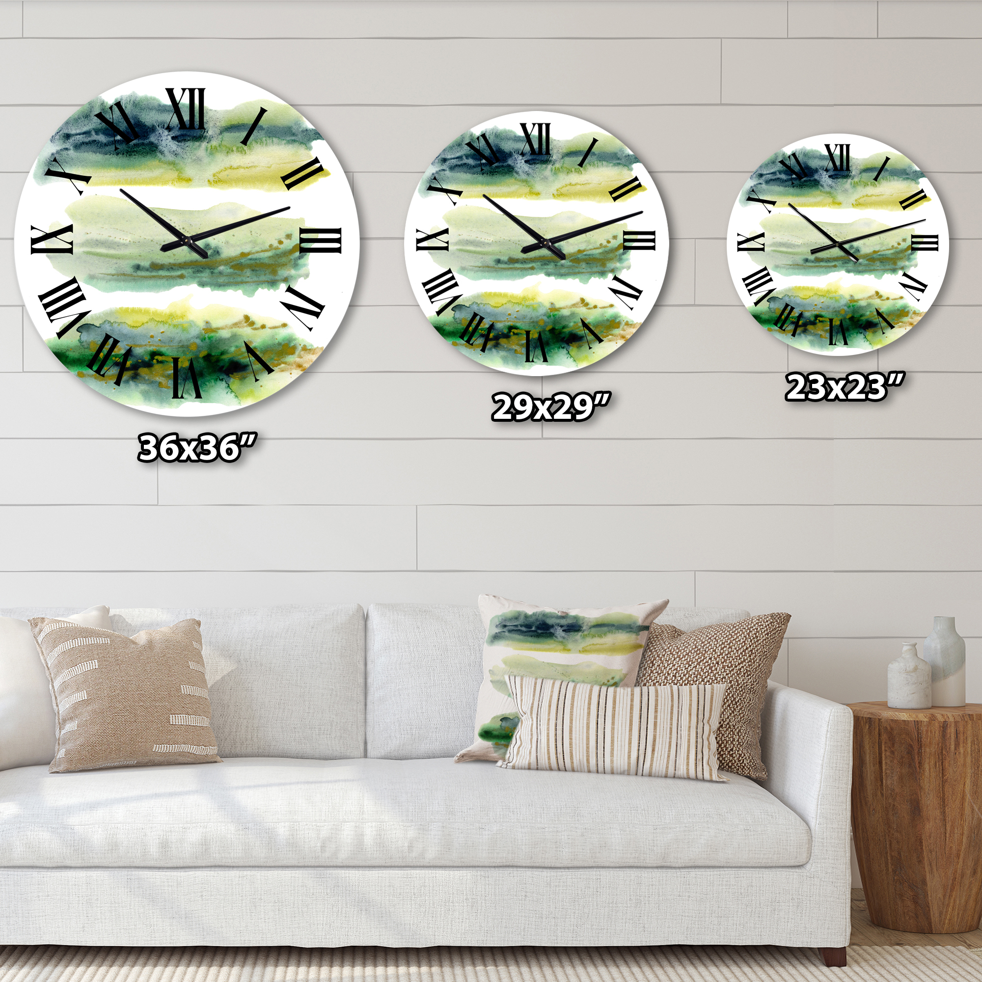 Designart 1 in Quartz Modern/Contemporary Wall Clock
