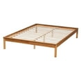 thumbnail image 3 of Pemberly Row Modern Honey Oak Finished Wood Full Size Bed Frame, 3 of 8