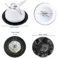 thumbnail image 3 of Pour Kitchenaid Mixeur 4 Feuilles Lame et Mixeur Coupleur avec Clé - Youa, 3 of 5
