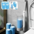 thumbnail image 2 of 24/36Pcs Disposable Toilet Brush Long Handle Wall-mounted Wc Cleaning Tool Kit with Replaceable Brush Head Bathroom Accessories, 2 of 9