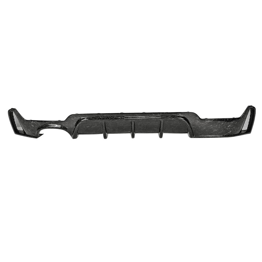 Fits 14-20 BMW 428i 430i xDrive P Style CF Rear Diffuser Single Dual Exhaust