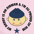 thumbnail image 2 of CafePress - My Daddy Is An Airman & I'm S Infant Bodysuit - Baby Light Bodysuit, Size Newborn - 24 Months, 2 of 4