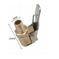 thumbnail image 2 of Automotive Air Chuck Adapter, High Efficiency Solid Brass Locking Tire Inflator With Hands-Free Operation, No Leakage Design For Compressor Pump Connection, Ideal For Garage And, 2 of 5