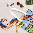 thumbnail image 5 of YFYANG Reusable Cotton Canvas Tote Shopping Bag, Hand-painted Cute Kids Washable Portable Grocery Bag for Daily Travel, 5 of 8