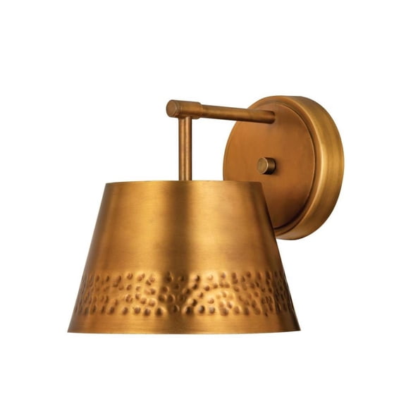 1 Light Wall Sconce-Rubbed Brass  Finish Bailey Street Home 372-Bel-4529459