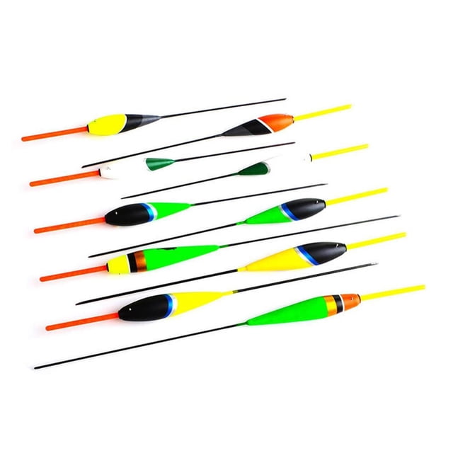 Greeniant 10 unids/set flotador de pesca Bobbers de pesca boya Vertical Balsa flotador para pesca de carpa aparejos de pesca Pescar Greeniant OD008636-00