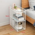 thumbnail image 3 of Étagère de Rangement en Métal à 3 Niveaux, Étagère d'Étagères Robuste et Support d'Étagères Stable, Étagère et Rangement à Conception Intelligente pour Salle de Bain, Buanderie, Salon, 3 of 3