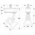 thumbnail image 2 of WAC Lighting LHT-856LBN L Series 3-1/8"L 75W Low Volt Track Head,Brushed Nickel, 2 of 3