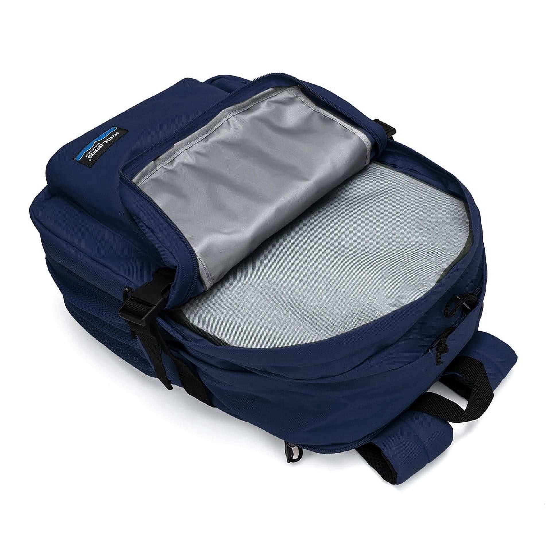 K-Cliffs Multi-Compartment Backpack Daypack with Laptop Sleeve, Bottle Holder, and Padded Straps