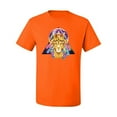 thumbnail image 2 of Lion Throne King Crown Animal Lover Men's Graphic T-Shirt, Orange, Large, 2 of 3