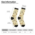 thumbnail image 6 of Uemuo Cartoon Dinosaurs Pattern Women's Crew Socks, Soft Durable Breathable Moisture-Wicking with Odor Control Cotton socks, 6 of 9