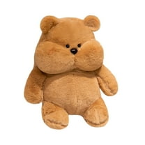 2026 New Bear Plush Toys, Stuffed Animals Toys Bear Soft Pillow Toys, Cute Plush Toy, Cartoon Hugging Sleeping, Best Birthday Gifts for Holiday Xmas Easter for Friend and Family (9.06", Brown)