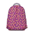 thumbnail image 3 of Adorable Banana Design Backpack - Lightweight & Roomy for College & Travel, Bookbag with Padded Straps, Cute Gift for Everyday Use, 3 of 6