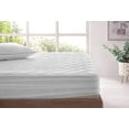 thumbnail image 3 of YATAS BEDDING Twin Size Quilted Fitted Mattress Protector, Machine washable and easy care, Superior protection ,100% Cotton breathable top and Fluffy filling,Fitted 15'' deep pocket, White, 3 of 4