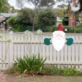 thumbnail image 4 of Santa Snowman Fence Topper Ornament, Beautiful Decoration, Hand Made, Create Atmosphere, Wide Application, Christmas Gift, 4 of 8