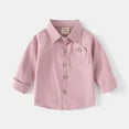 thumbnail image 2 of Boys' Button Down Shirts Boys Formal Outfit Purple Button Down Boys Boy Shirts Size 3-4 Years Boys Girls Fashion, 2 of 4