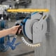 thumbnail image 5 of Manguera Retráctil con Pistola Rhino, Profesional 10 m, Carrete Automático de Acero Inoxidable, Sistema de Bloqueo con Trinquete, Uso Industrial, Montaje en Pared o Techo, Rango 40–80 PSI, MAPCA-10X, 5 of 6