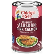 Chicken of the Sea Wild Caught Alaskan Pink Salmon, Traditional Style 14.75 oz