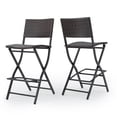 thumbnail image 4 of Noble House Ensemble de Bar 5 Pcs en Osier Brun Multi pour Extérieur, 4 of 23
