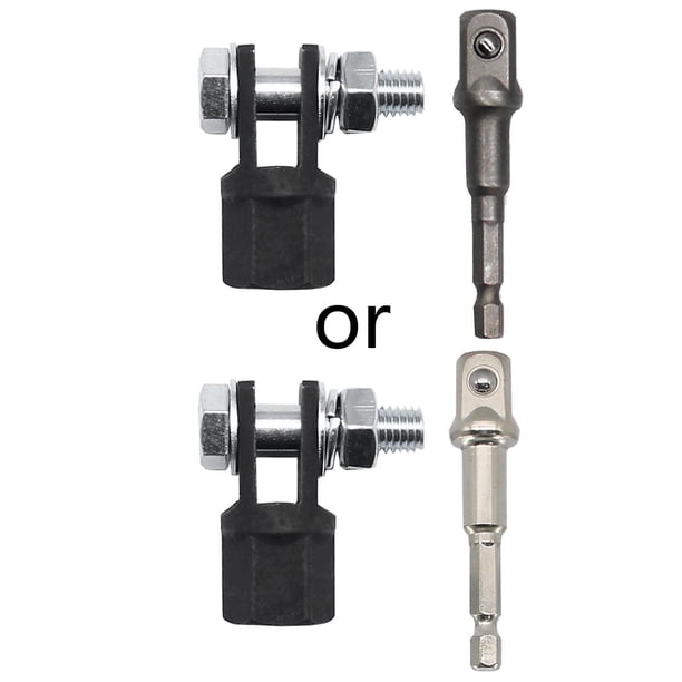 Adaptador de gato de tijera de acero de vanadio + Kit de llave de impacto de accionamiento de 1/2 pulgada