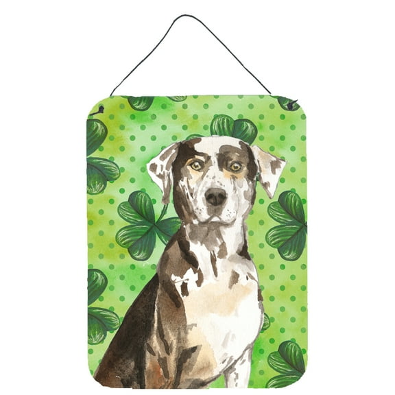 Shamrocks Catahoula Leopard Dog Wall or Door Hanging Prints