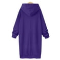 thumbnail image 4 of Dyegold Oversized Hoodie For Women Fleece Hooed Sweatshirts Casual Loose Long Sleeve Pullover Tops Comfy Fall Fashion Outfit, 4 of 7