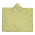 thumbnail image 4 of Poncho de lluvia de emergencia impermeable con capucha a prueba de viento equipo de camping impermeable reutilizable traje de lluvia capa con forro de, 4 of 8