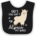thumbnail image 3 of Inktastic Gigi's You Say Alpaca My Bags Boys or Girls Baby Bib, 3 of 4