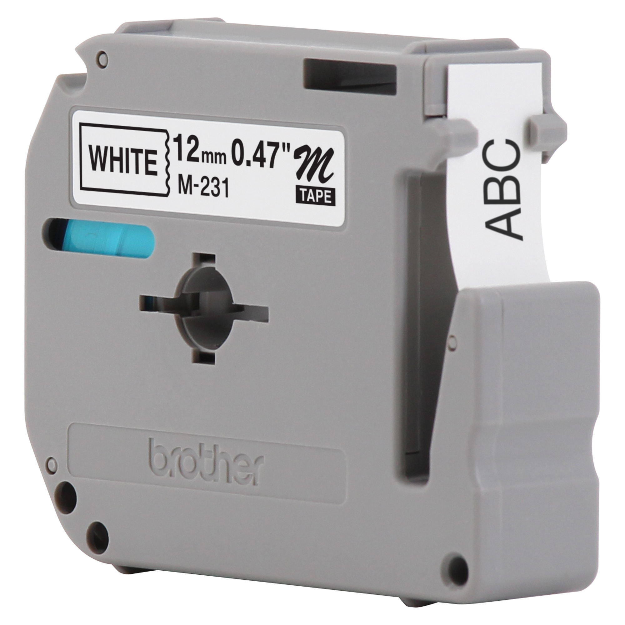 Brother P-touch M2312PK Label Tape, 2-Pack Black on White photo 7