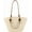 Beige, variant on Women Handmade Straw Bags Summer Luxury Shoulder Bag Hobo Tote Bag Woven Vegetable Basket Travel Beach Handbags