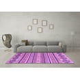 thumbnail image 3 of Ahgly Company Indoor Rectangle Abstract Purple Modern Area Rugs, 5' x 8', 3 of 4