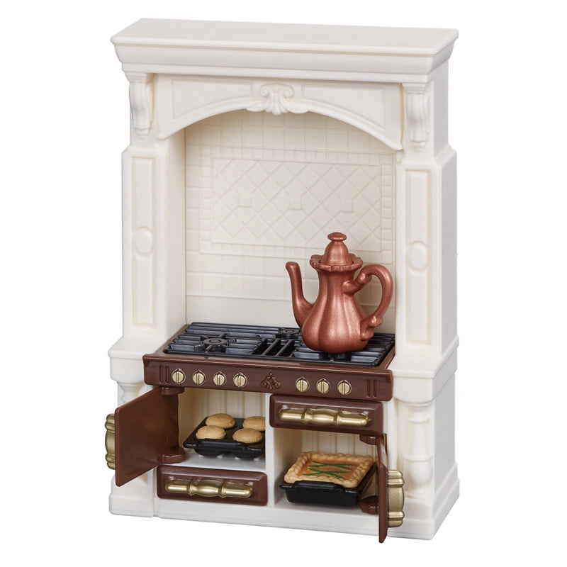 Calico Critters Town Series Elegant Town Manor Gift Set, Dollhouse Playset with Figure, Furniture and Accessories