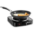 thumbnail image 3 of Single Electric Burner 1000W Portable Hot Plate Cast-Iron 7in by Durabold USA, Black, 3 of 5