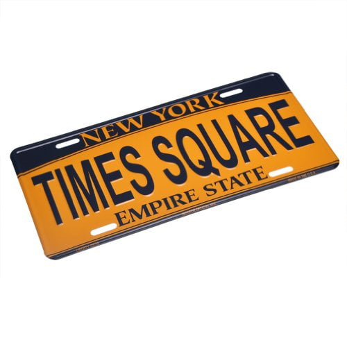 TIMES SQUARE New York License Plate NY Car Plate NYC Metal Empire