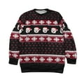thumbnail image 3 of UTTOASFAY Women Christmas Santa Claus Jumper Oversized Top Pullovers Sweatshirts Black 10(XL), 3 of 4