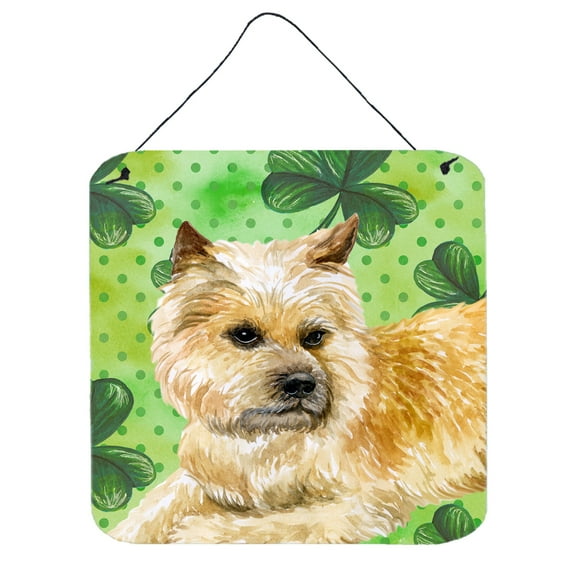 Cairn Terrier St Patricks Wall or Door Hanging Prints Green