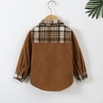 thumbnail image 4 of CSCHome Toddler Kids Boys Shirt Jacket 1-7T Long Sleeve Button down Tops Jacket Shacket Jacket Spring Autumn Coat Clothes, 4 of 7